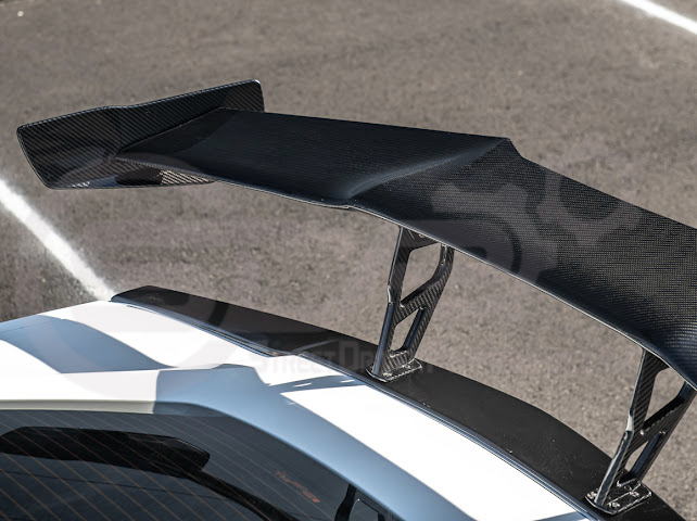 2014-2019 CHEVROLET CORVETTE C7 | ZR1 ZTK CONVERSION PACKAGE REAR SPOILER HIGH WING WITH WING RISER